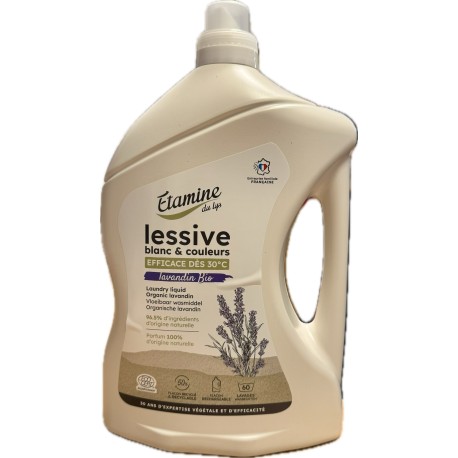 Lessive liquide lavande 3 litres Etamine du lys