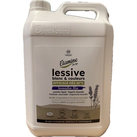 Lessive liquide lavande 5 l Etamine du Lys