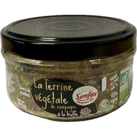 Terrine de campagne végétale à la truffe 140 g
