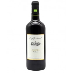 Vin rouge bio L'Antenet Cahors 75 cl