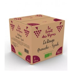 BIB Le rouge Grenache Syrah Le fruit des vignes 3 L