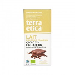Chocolat au lait bio Nicaragua 100 g Terra Etica
