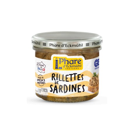 Rillettes de sardines Phare d'Eckmül 90g