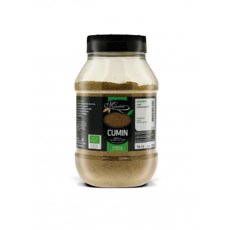 Cumin moulu bio 500g pot Masalchy