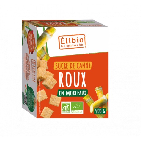 Sucre roux morceaux 500g