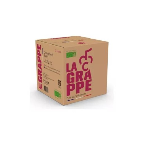 BIB La Grappe Rosé Grenache Syrah Le fruit des vignes 3 L