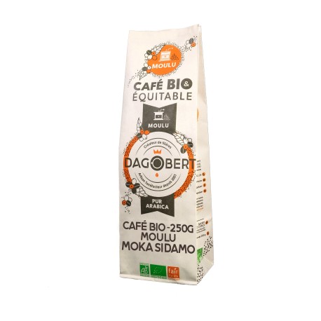 Café moulu Moka Sidamo bio 250g Dagobert
