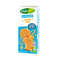 Biscuit céréales miel à l'avoine Valpibio 132g
