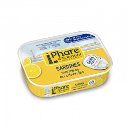 Sardine marinée au citron sans huile 135g