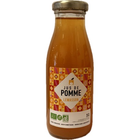Jus de pomme bio 25 cl Lemasson