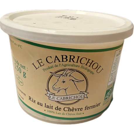 Riz au lait de chèvre 250g Cabrichou