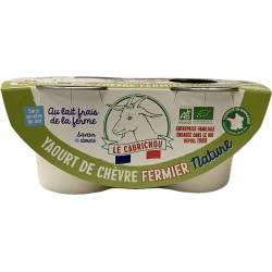 Yaourts de chèvre 2 X 100g Cabrichou